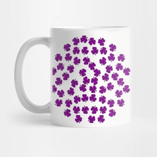 Shamrock Purple Ball for St Patricks Day Mug